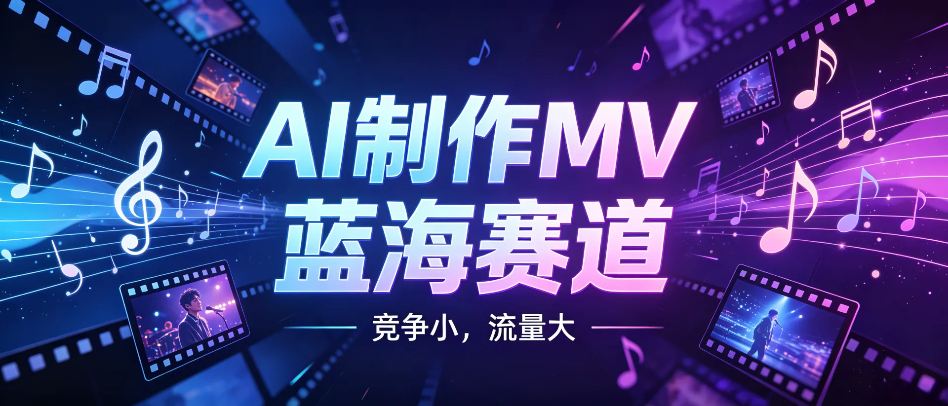 学会 AI 自制 MV，一小时解锁副业新门路